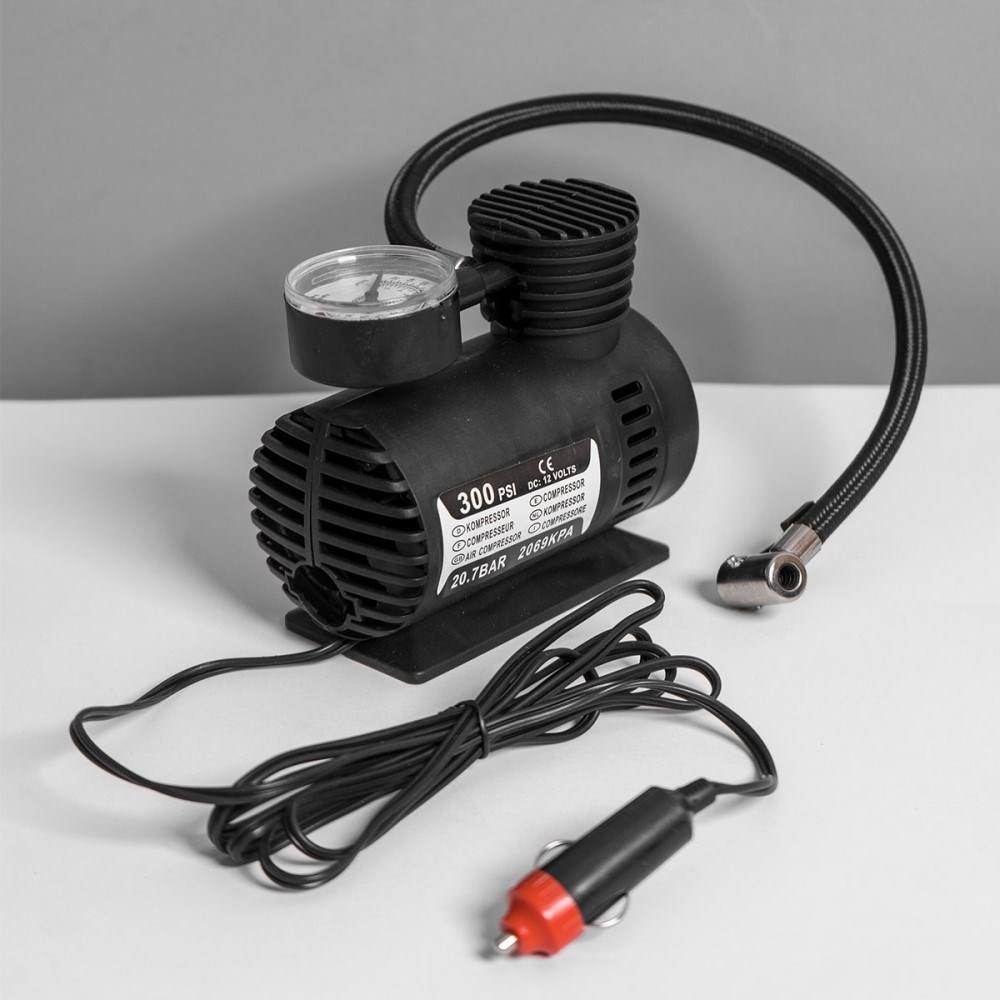 پمپ باد فندکی ماشین 12 ولت تک سیلندر مدل Air Compressor