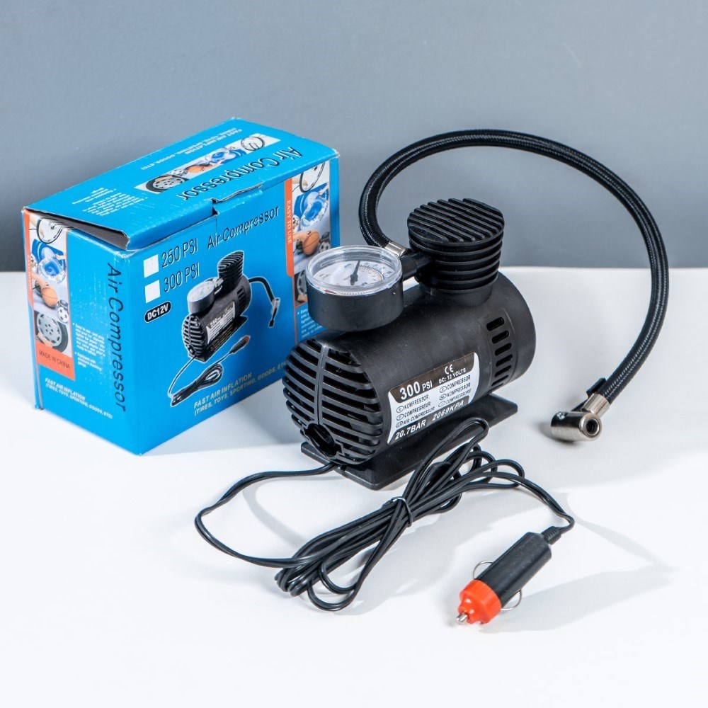 پمپ باد فندکی ماشین 12 ولت تک سیلندر مدل Air Compressor