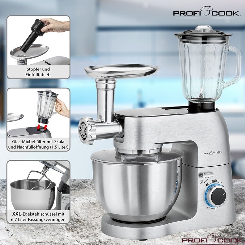 ماشین آشپزخانه حرفه ای پروفی کوک 1500 وات مدل PC-KM 1189