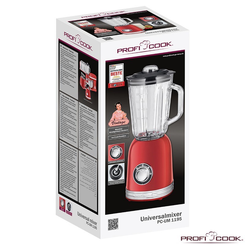مخلوط کن 800 وات پروفی کوک مدل PC-UM 1195