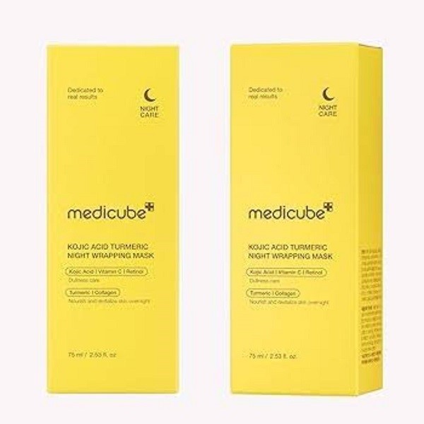 ماسک شب کوجیک اسید و زرد چوبه مدی کیوب Medicube روشن کننده و ضد پیری اصل